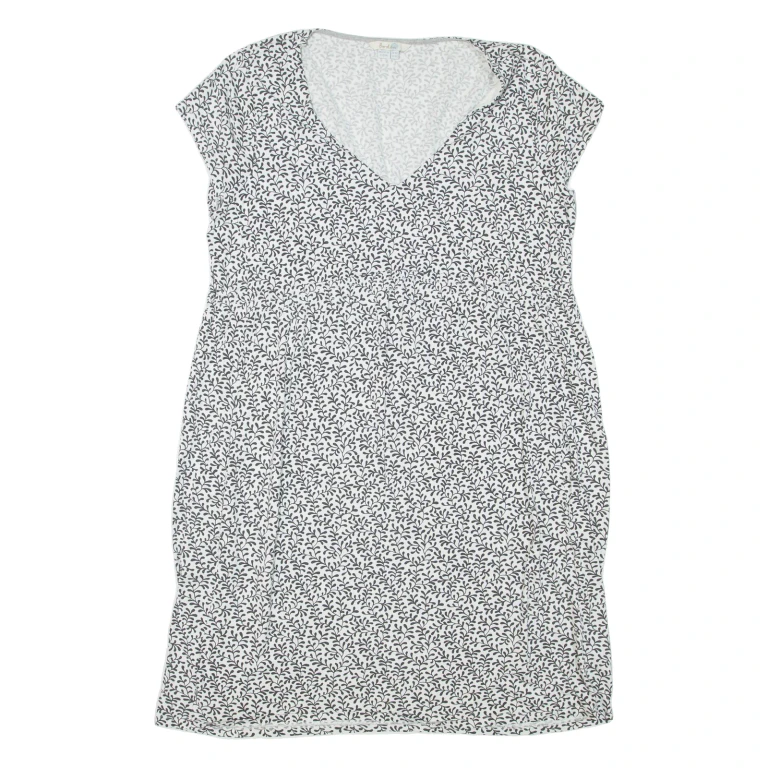 BODEN Womens Day Dress White Short Sleeve Short UK 18