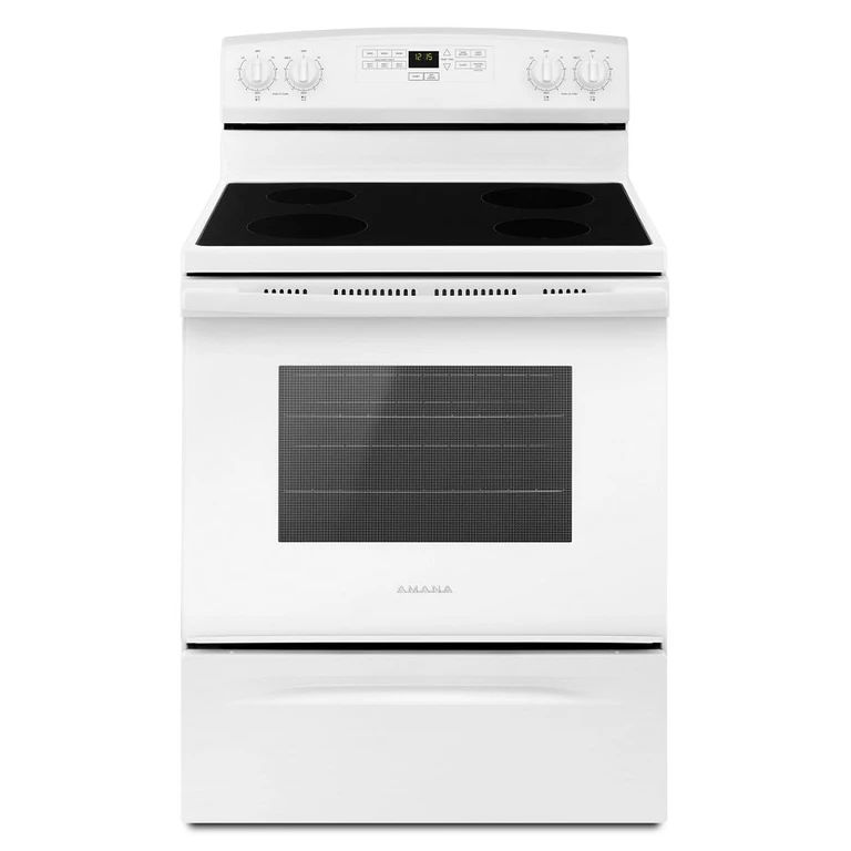 Amana 30 in. Amana Electric Range with Extra-Large Oven Window in White