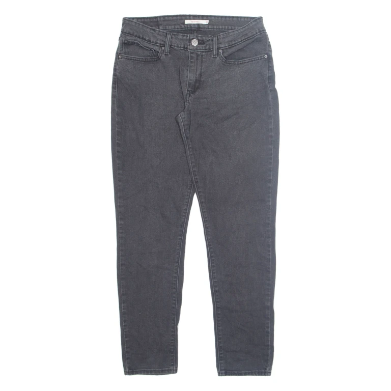 LEVI'S 711 Womens Jeans Grey Regular Skinny W30 L28