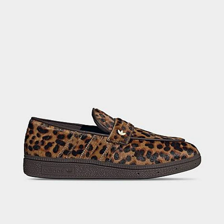 adidas Women's Originals Handball Spezial Loafer Casual Shoes in Magic Beige/Core Black/Dark Brown Size: 5.0