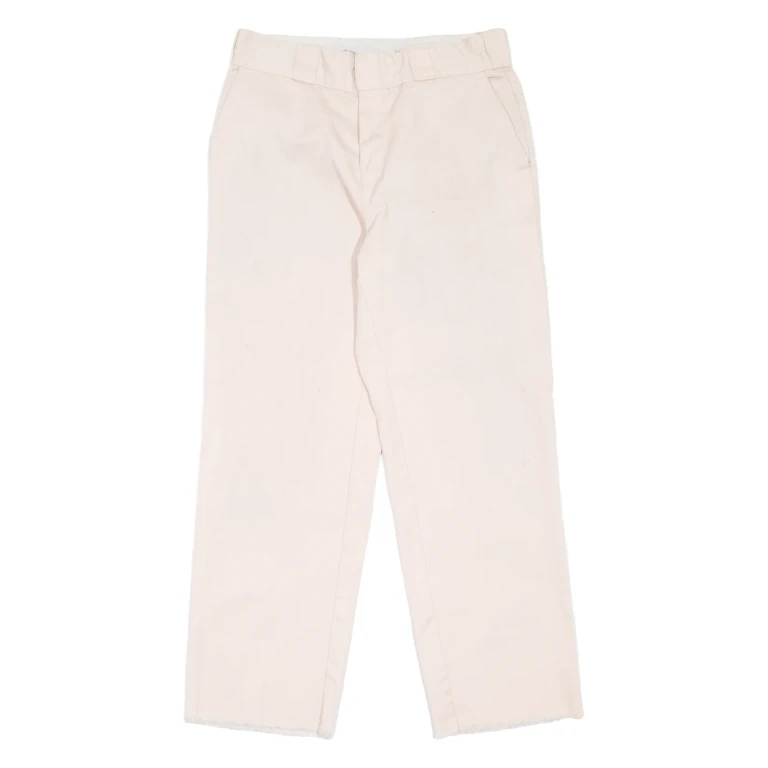 DICKIES Workwear Womens Trousers Pink Regular Straight W29 L26
