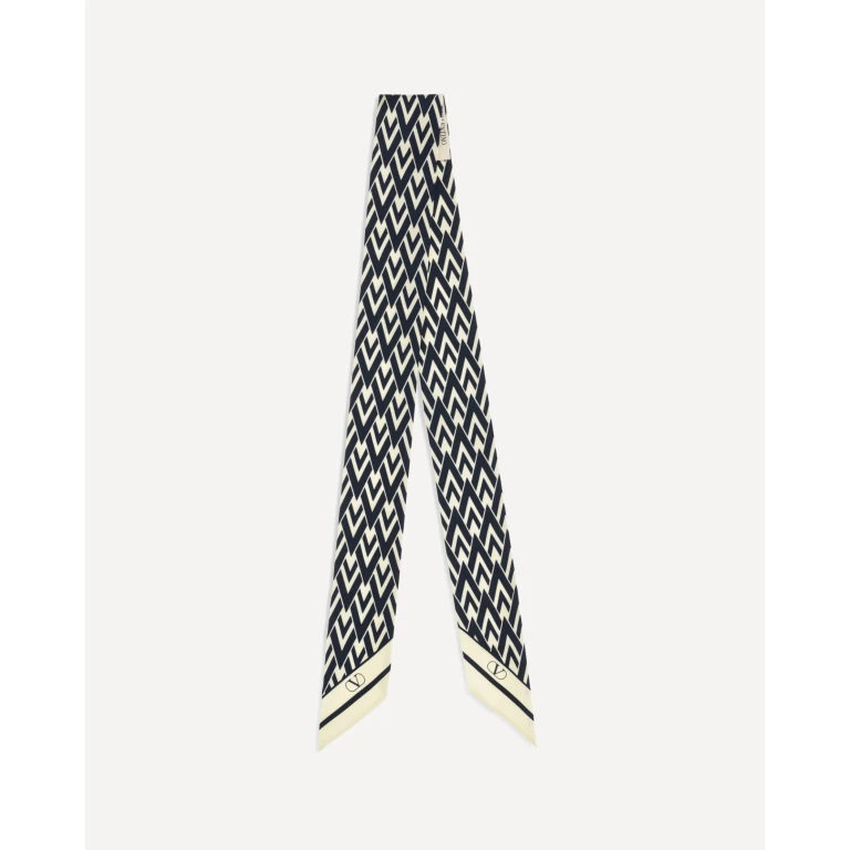 VALENTINO GARAVANI Twill Tout La V Scarf Female UNI