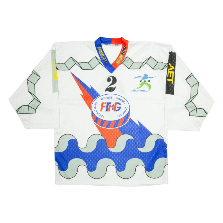 INTERHOCKEY Mens Jersey White Long Sleeve V-Neck XL