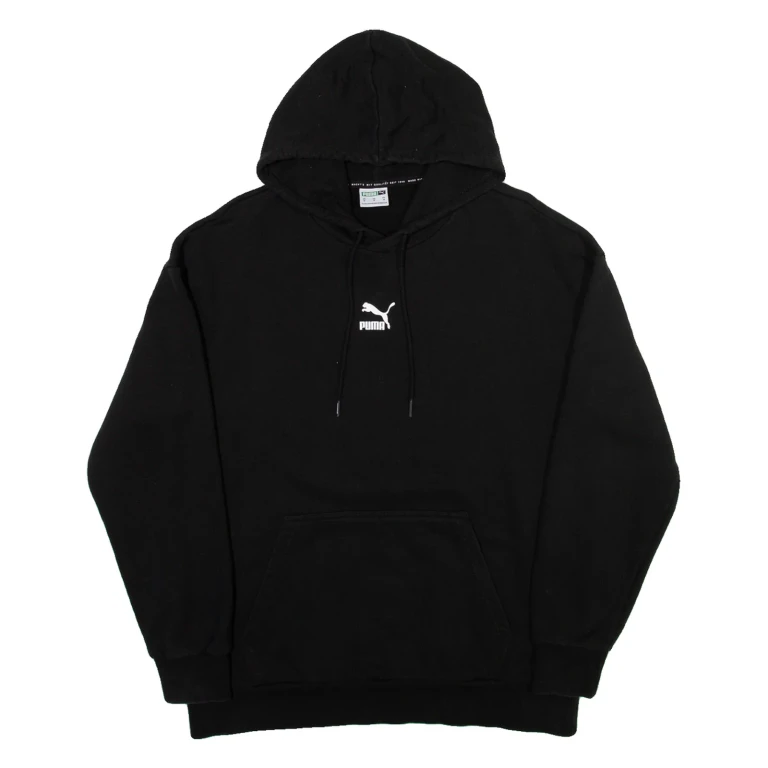 PUMA Mens Black Hoodie M