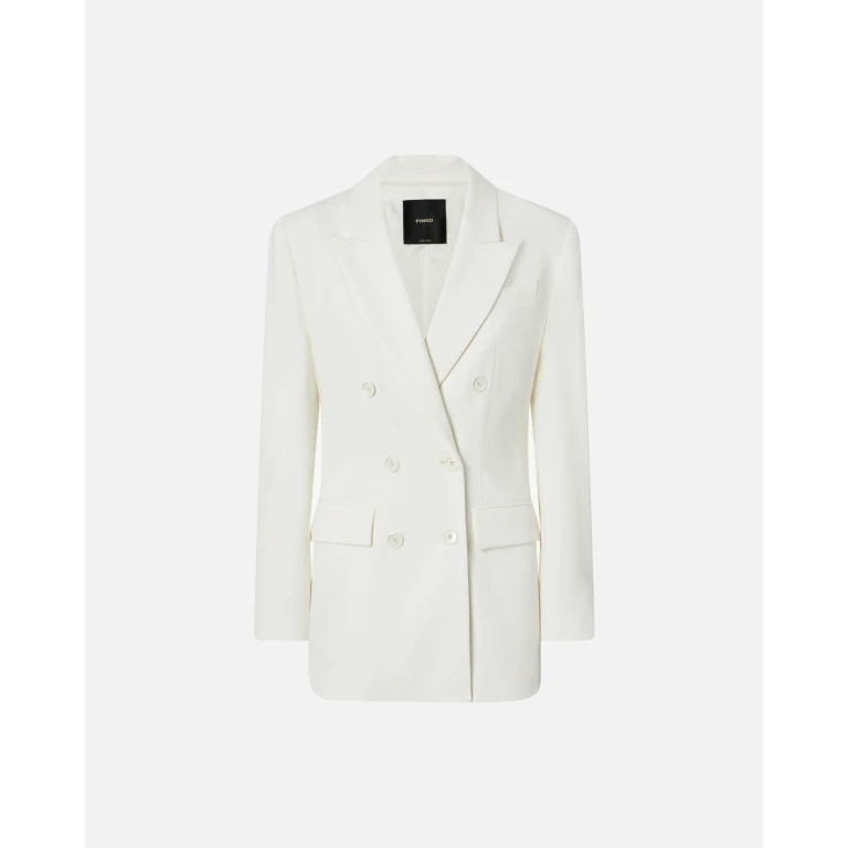 Pinko - Blazer croisé élégant en maille Roma - 40