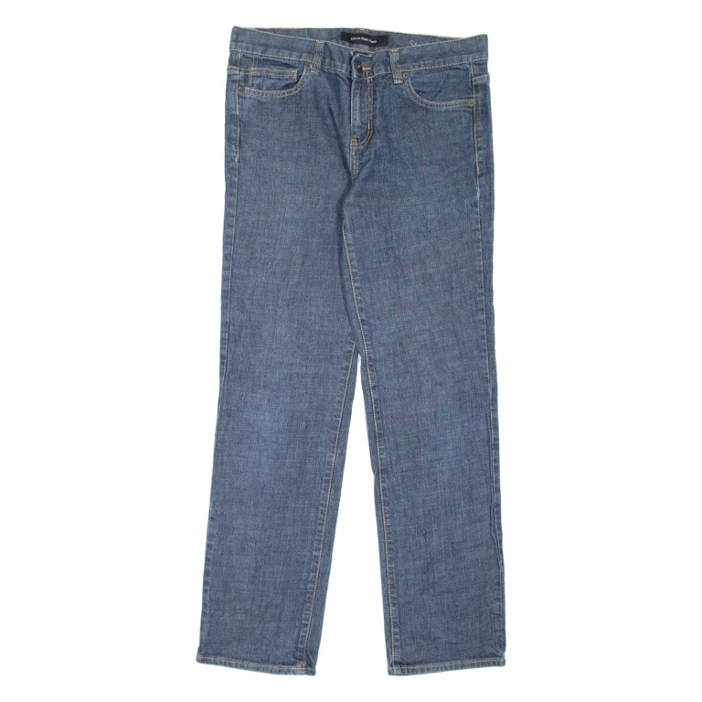 CALVIN KLEIN JEANS Womens Jeans Blue Regular Straight W32 L31