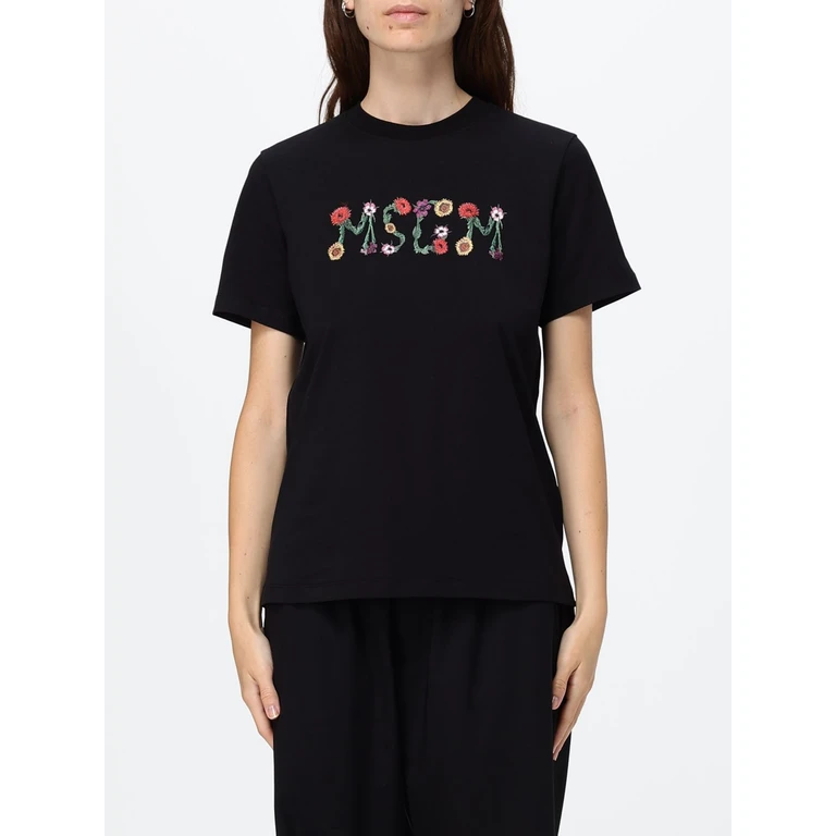 MSGM T-Shirt Woman color Black (4041MDM124N26700299)