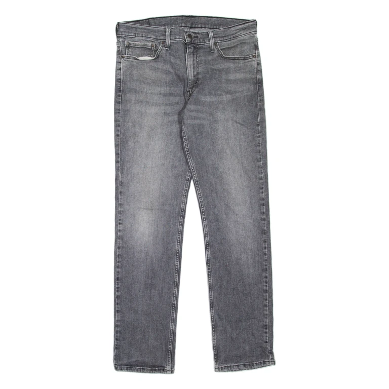 LEVI'S 511 Jeans Mens Grey Slim Straight Stone Wash W33 L32