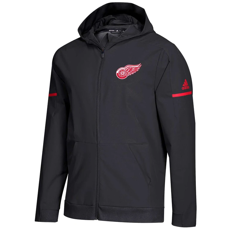 Men's NHL Detroit Red Wings Woven Full Zip Hoodie