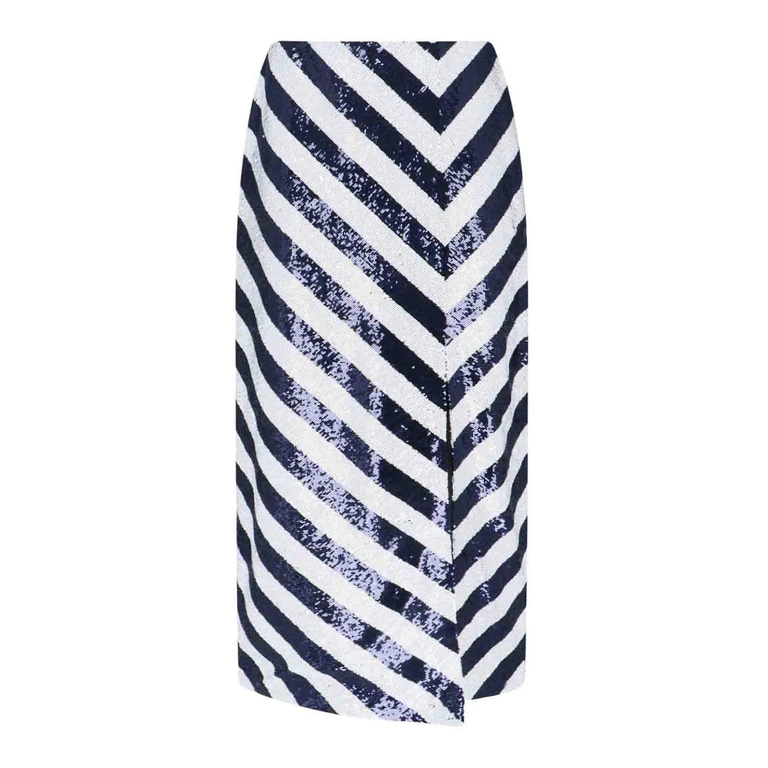 Lauren Ralph Lauren Jupe Midi - Bleu (200P08047001)