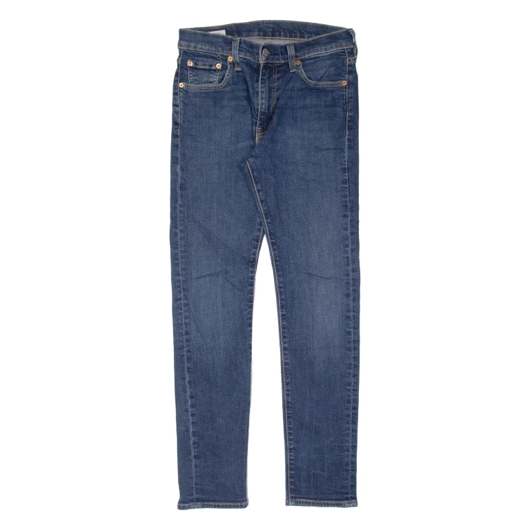 LEVI'S 519 BIG E Jeans Mens Blue Slim Skinny W30 L32