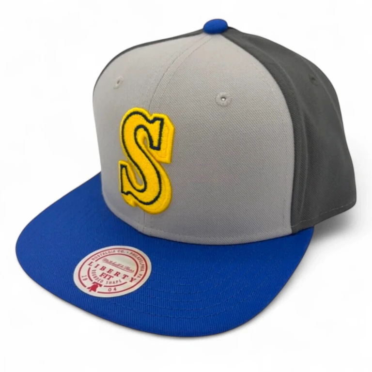 Men's MLB Triple Play Liberty Snapback Coop Mariners Snapback Caps
