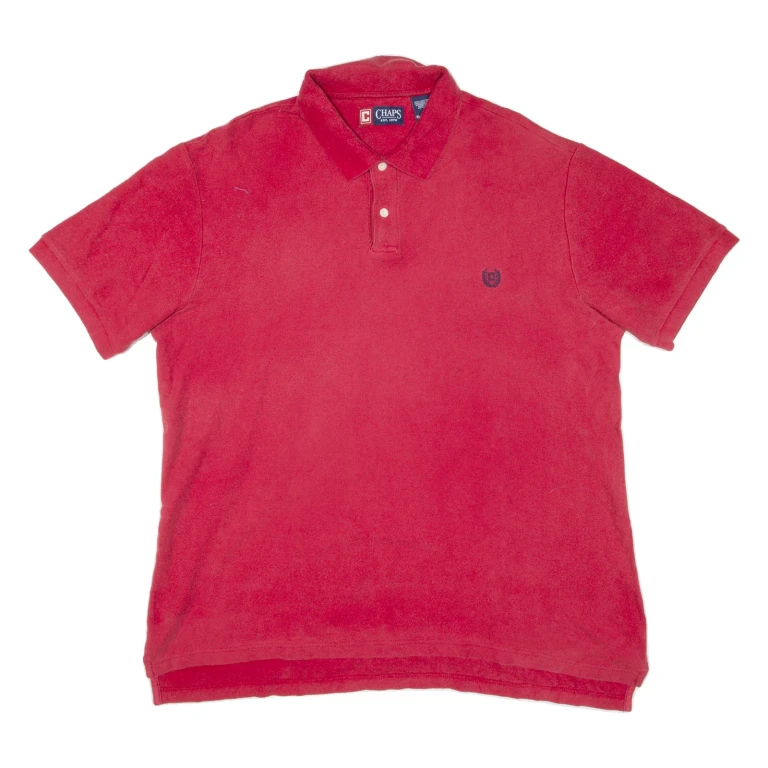 CHAPS Mens Polo Shirt Red XL