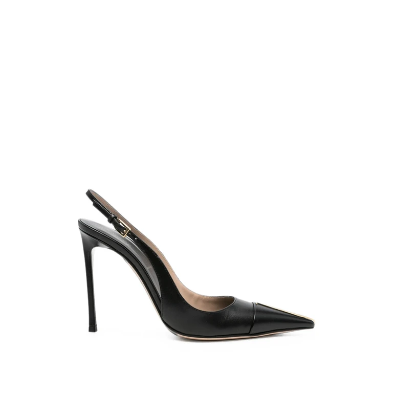T-line Slingback Heeled Pumps
