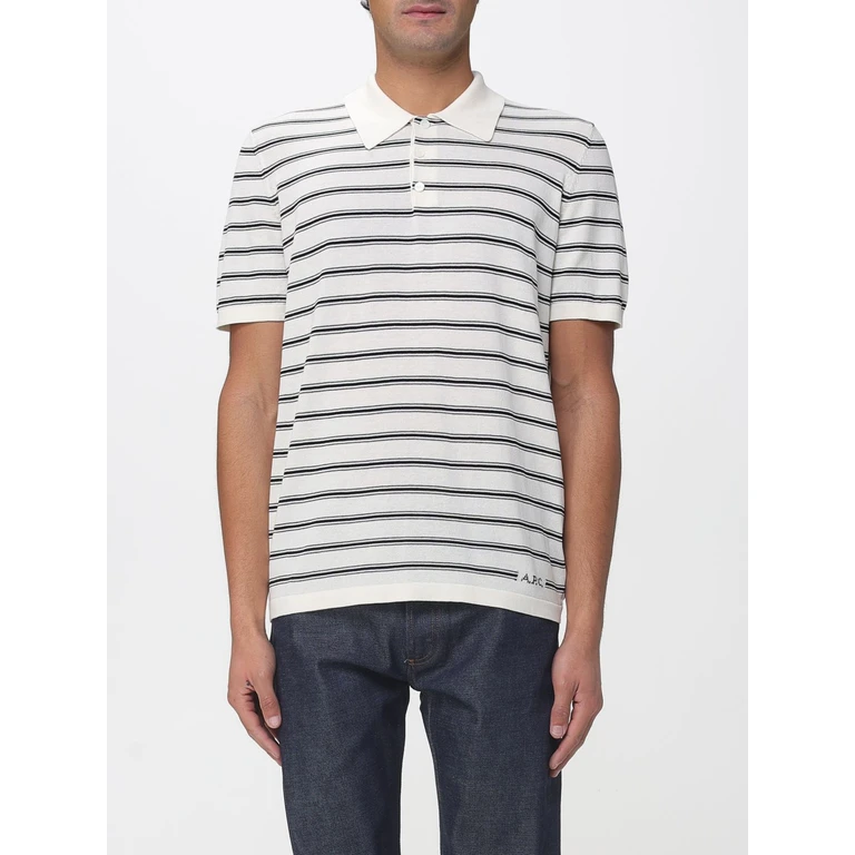A. P.C. Polo Shirt Men color Ecru (COHLPH23473TAT)