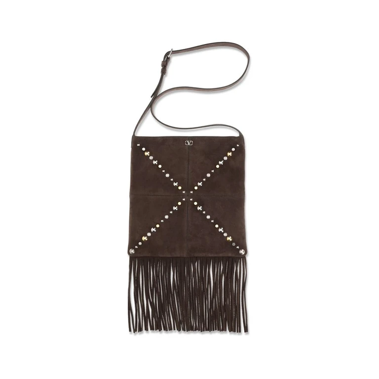 Valentino Garavani Brown Calf Leather Bos Taurus Shoulder Bag - Men (VA8Y2B0R31ADG0TOBB)