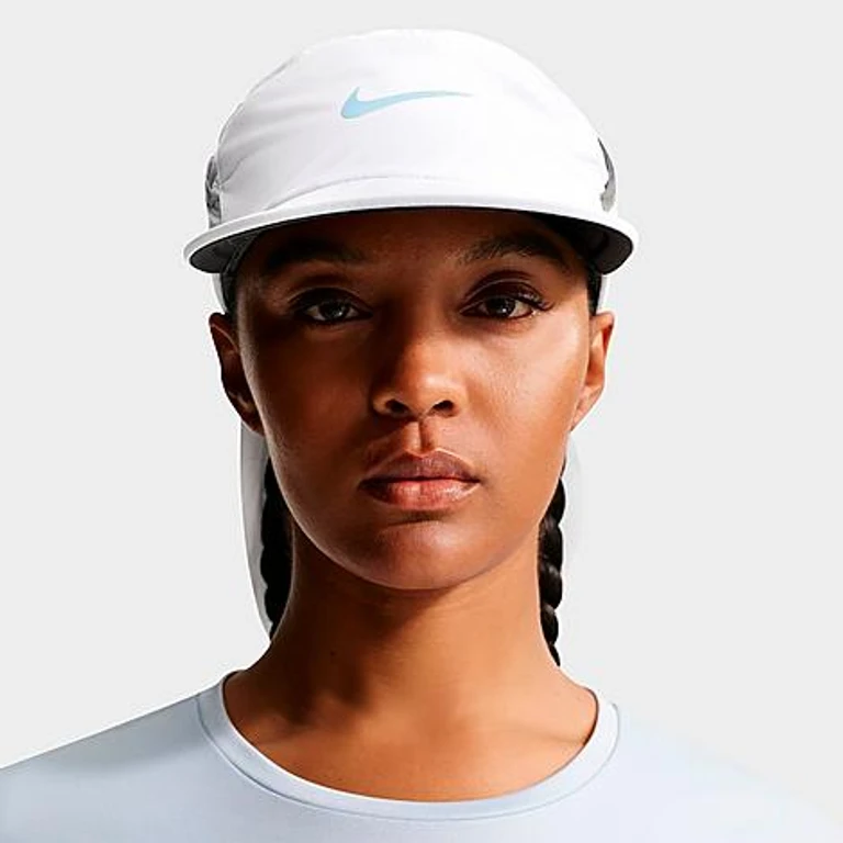 Nike Fly Dri-FIT ADV Unstructured Cooling Bungee Closure Hat in White/Anthracite Size: S-M