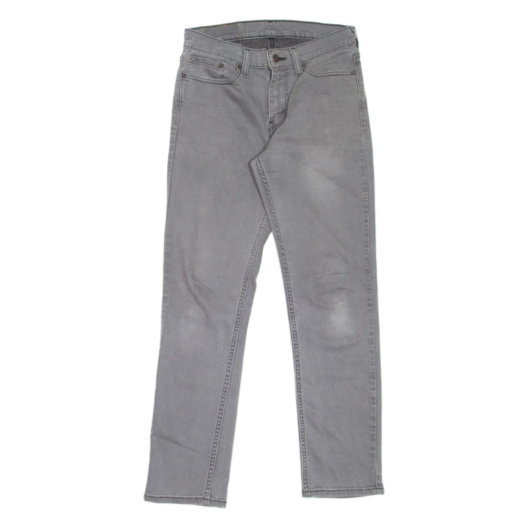 LEVI'S 511 Jeans Mens Grey Slim Straight W29 L30