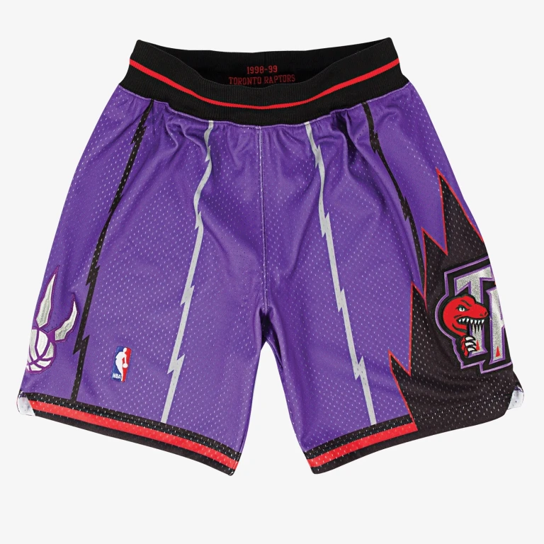 Men's NBA Authentic Road Shorts Raptors 98-99