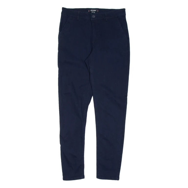 KANGOL Mens Trousers Blue Regular Tapered W28 L32