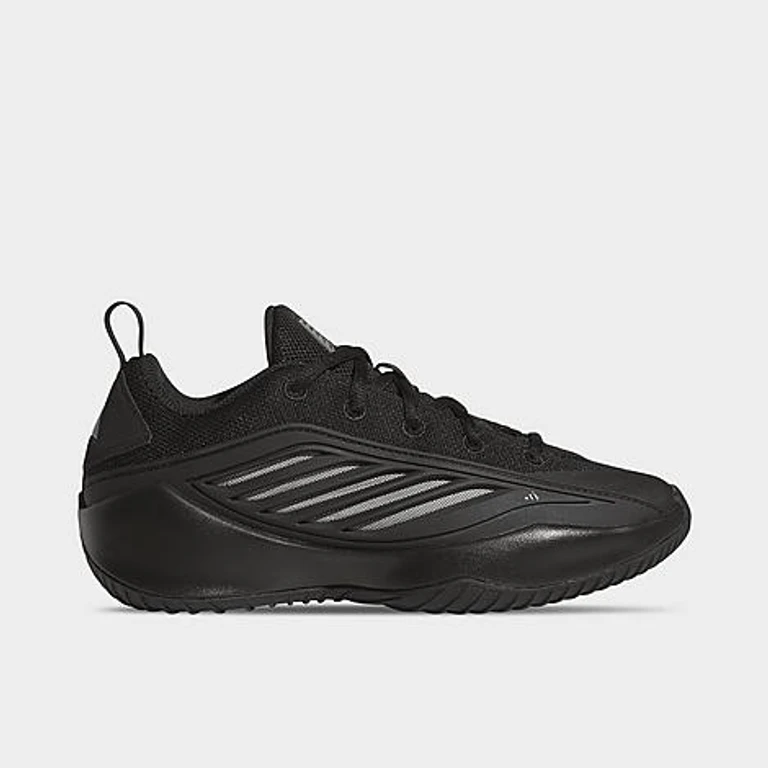 adidas Big Kids Believe That 1 Basketball Shoes in Grey Three/Carbon/Lucid Ray Blue Size: 3.5