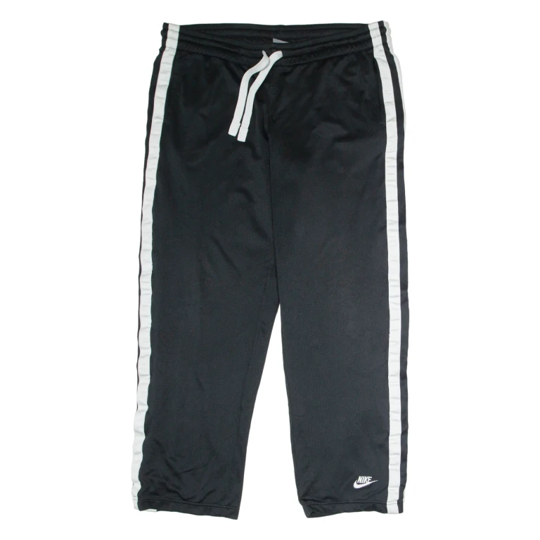 NIKE Mens Track Pants Black Straight L W38 L28