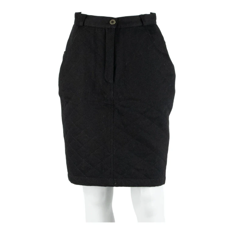 Womens Straight Skirt Black Short S