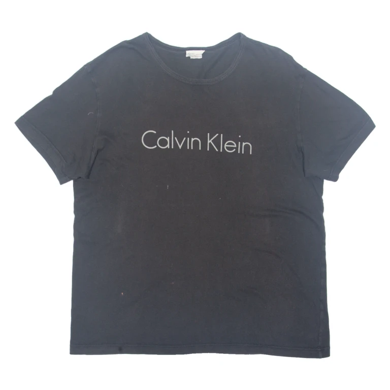 CALVIN KLEIN Mens T-Shirt Black M (II1-281024-5944)