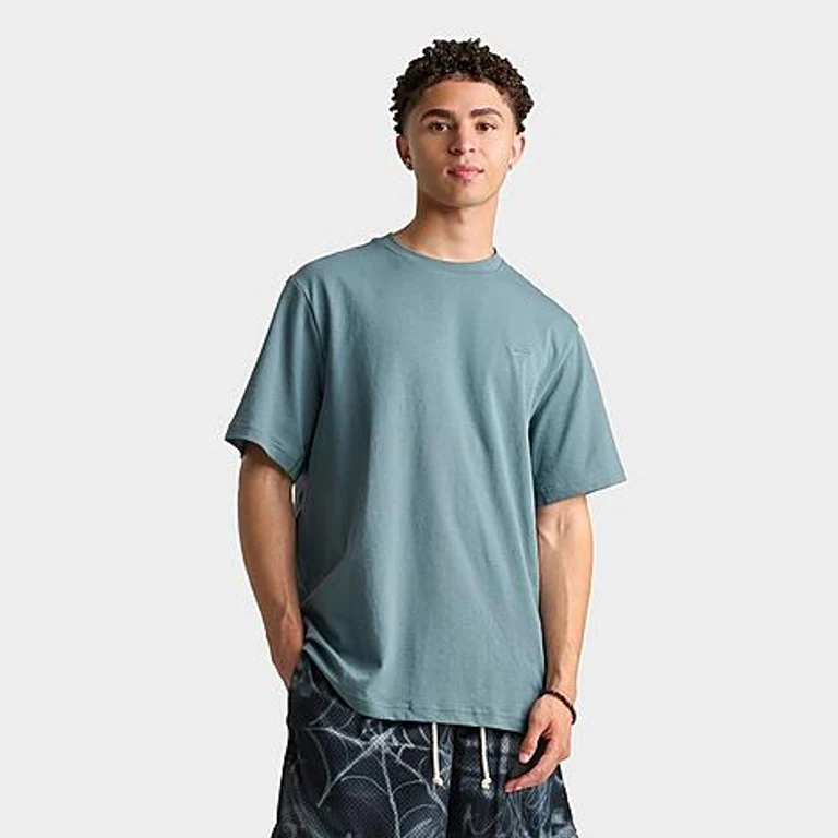 Nike Men's Dri-FIT Primary Versatile Top in Mineral Slate/Heather/Mineral Slate Size: Small