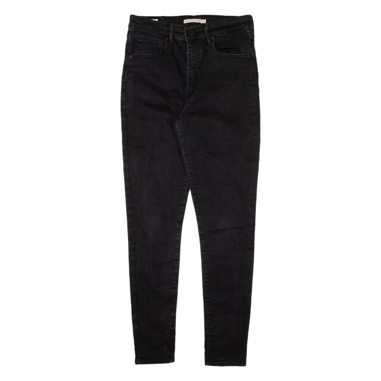LEVI'S Mile High BIG E Womens Jeans Black Slim Skinny W30 L30