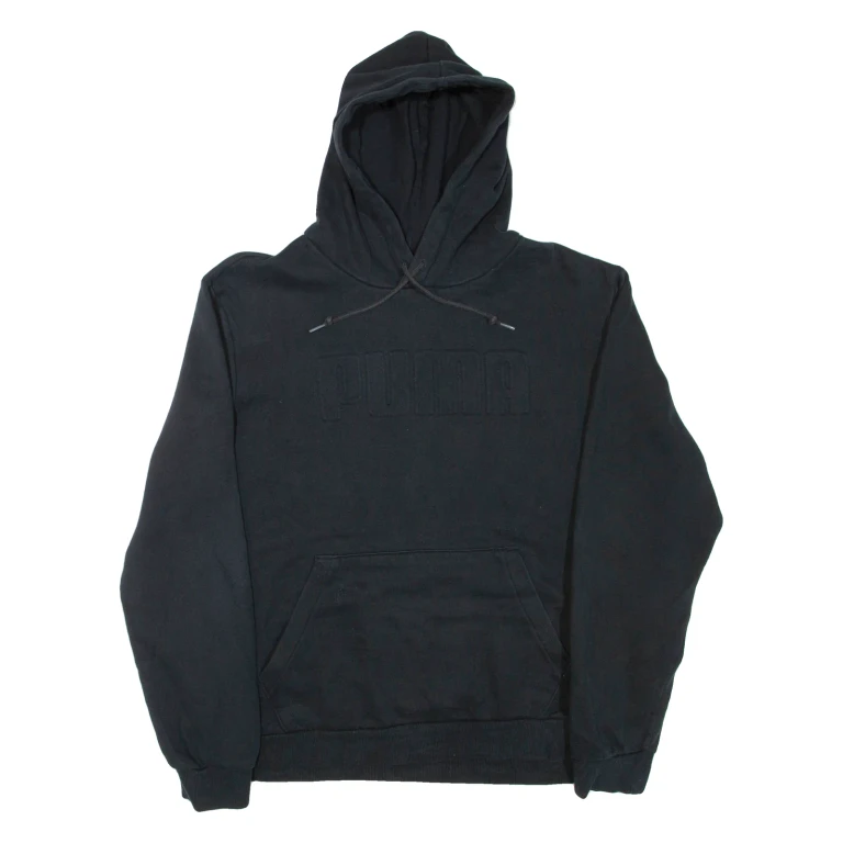 PUMA Mens Black Hoodie L