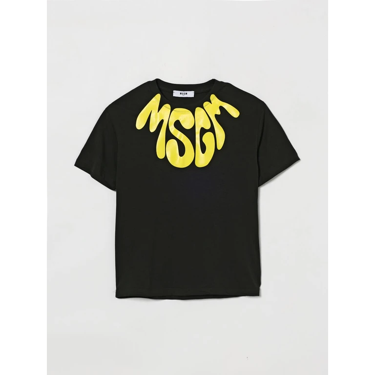 MSGM KIDS T-Shirt Kids color Black (S6MSJUTH222MS040)