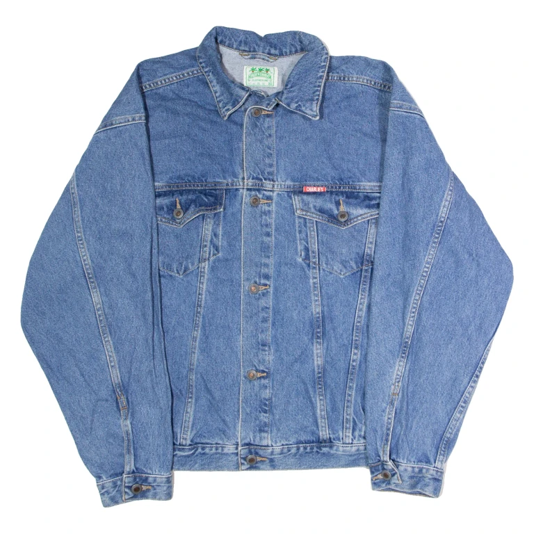 CARLOS N CHARLIES Guadalajara Grill Mens Denim Jacket Blue USA L