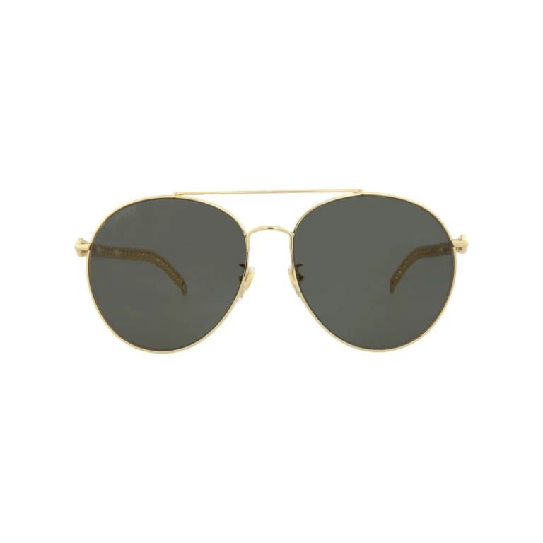 Round-Metal Frame Sunglasses