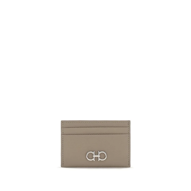 Beige Calf Leather Bos Taurus Wallet - Women