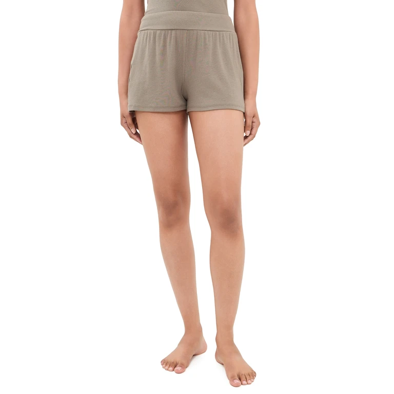 Commando Better Than Basic Rib Relaxed Shorts Truffle M