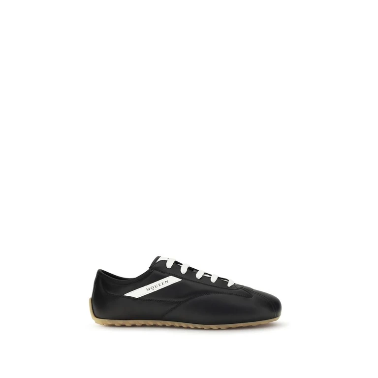 Alexander McQueen Black Calf Leather Bos Taurus Low Top Sneakers - Men