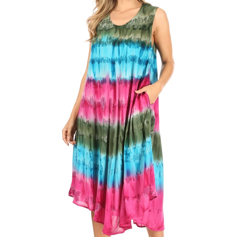 Sakkas Desert Sun Caftan Dress / Cover Up