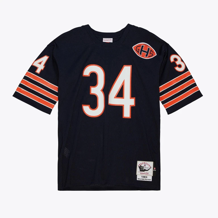 Men's NFL Dark Jersey Bears 1983 Walter Payton Jerseys