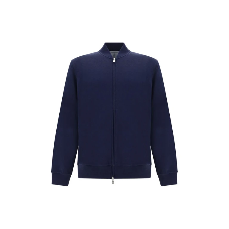 Brunello Cucinelli Blue Cotton Sweatshirt Clothing - Men