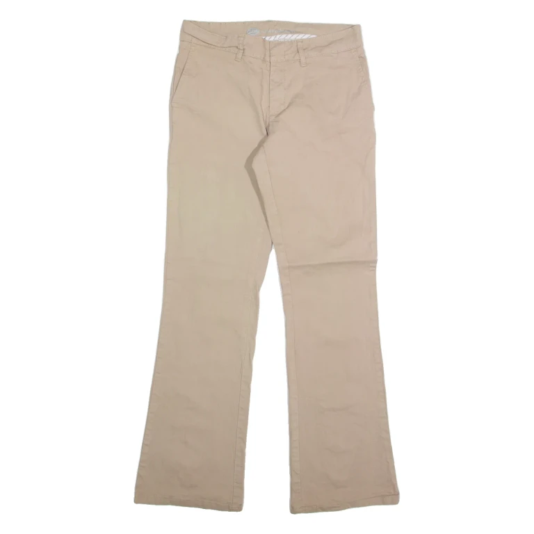 DICKIES Chino Womens Trousers Beige Slim Bootcut W28 L30