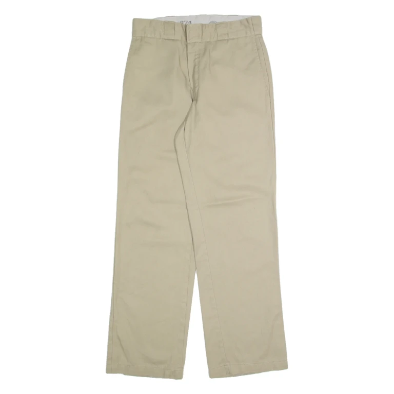 DICKIES Chino Mens Trousers Beige Regular Straight W30 L30
