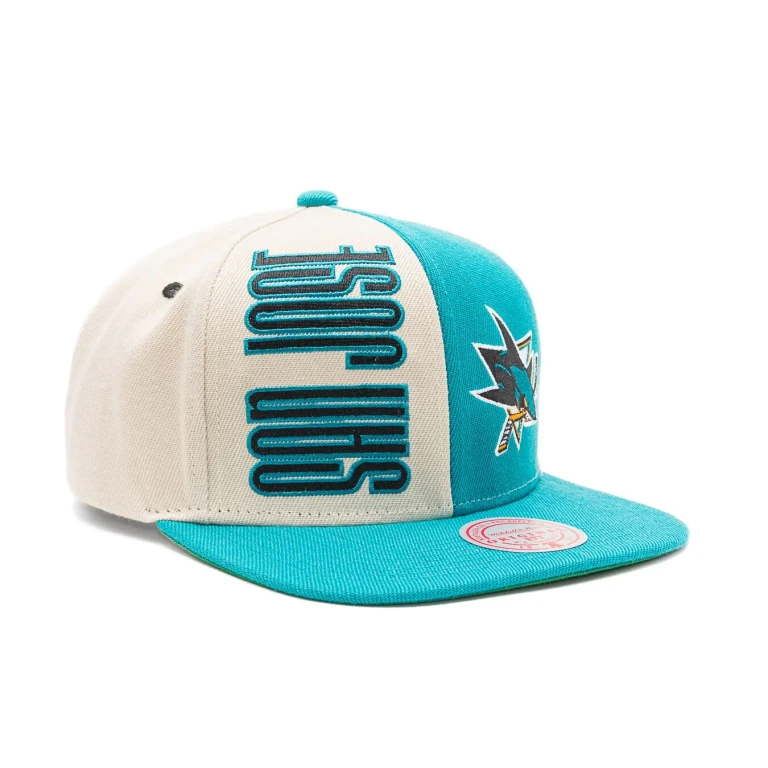Men's NHL Pop Panel Snapback Sharks Snapback Caps