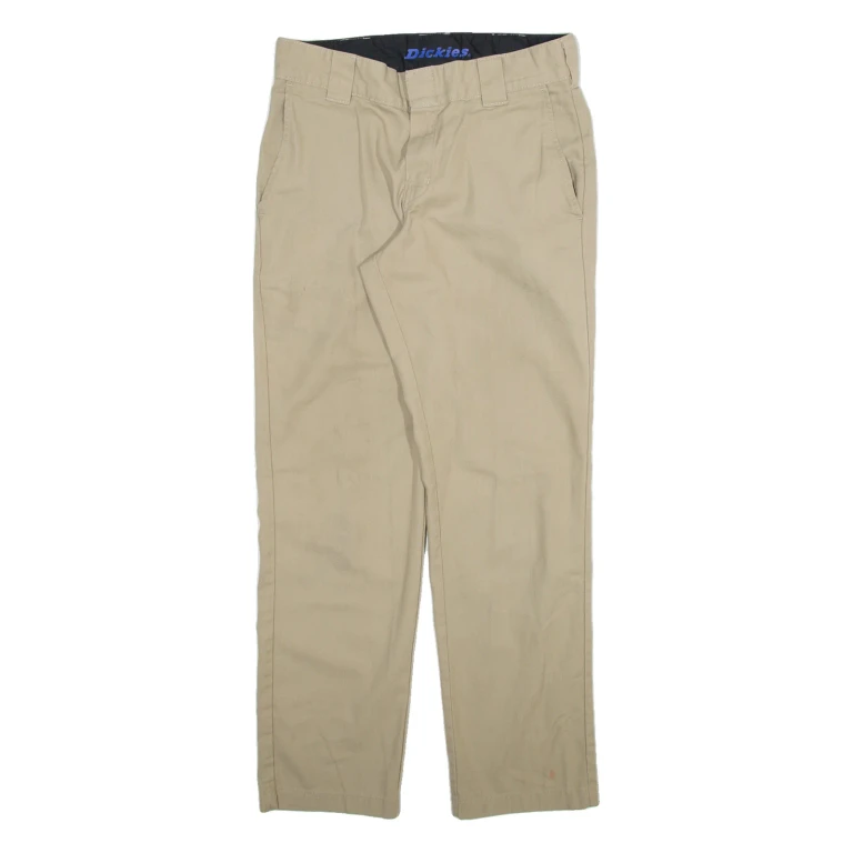 DICKIES Womens Trousers Beige Regular Straight W30 L30
