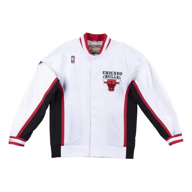 Men's NBA Authentic Warm Up Jacket 1996 Chicago Bulls Jackets