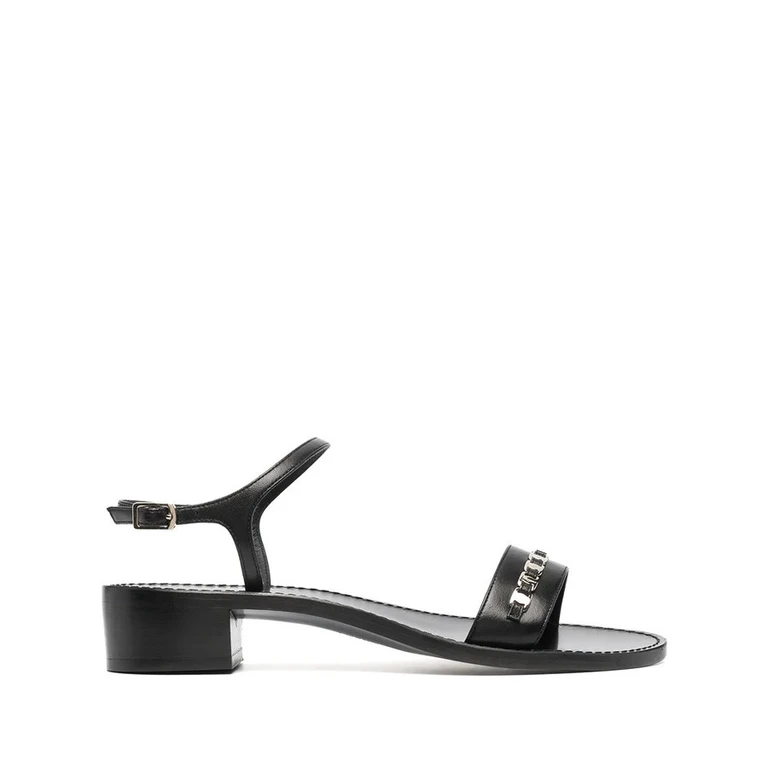 Ferragamo Tiny Vara Bow Appliqué Trim Sandals