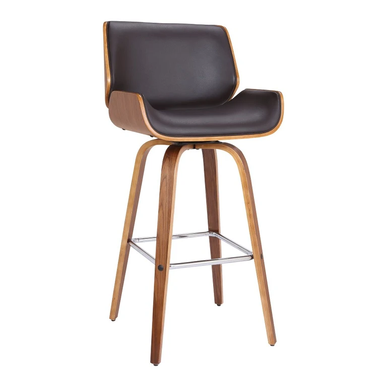 Tyler Brown Swivel Counter Height Stool