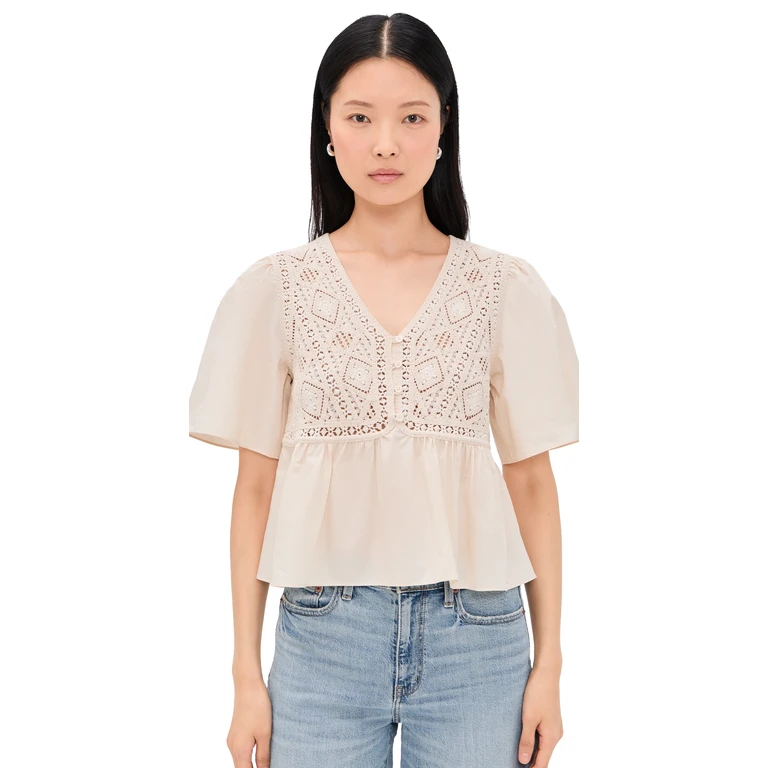 ba & sh Salvi Blouse Ecru 1