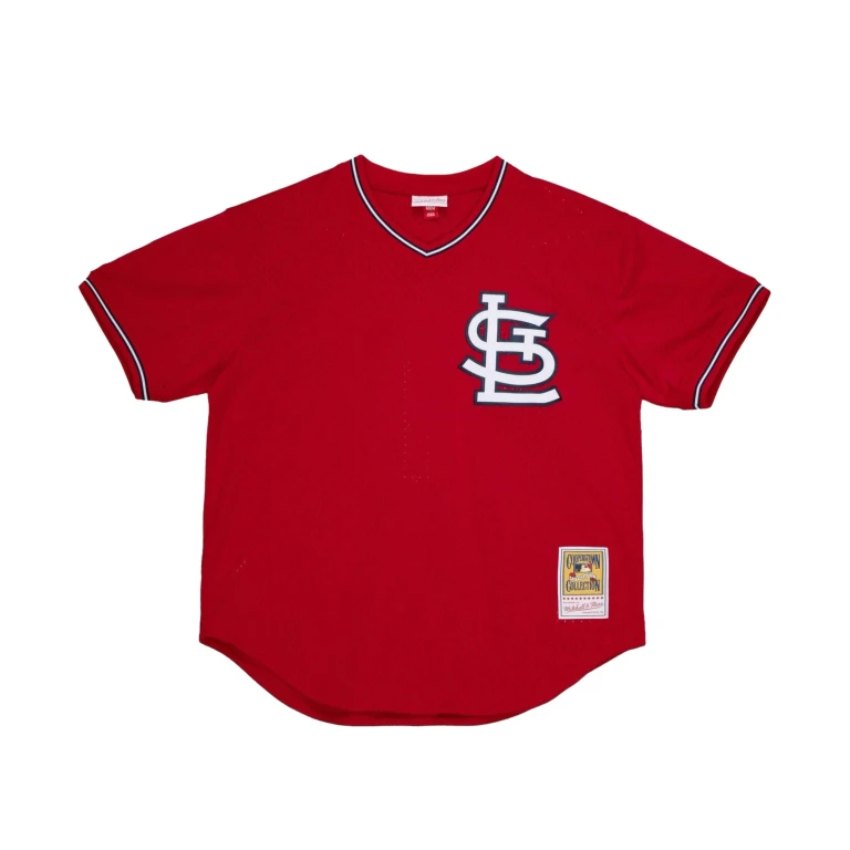 Men's MLB Authentic Bp Jersey - Cardinals 1996 Ozzie Smith Jerseys