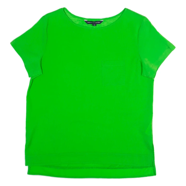 FRENCH CONNECTION Womens T-Shirt Green XS
